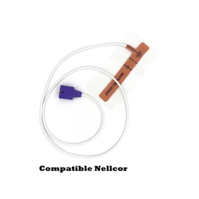 100pc 9pin Disposable Oximax Sensor Probe Adult Neonatal Compatible