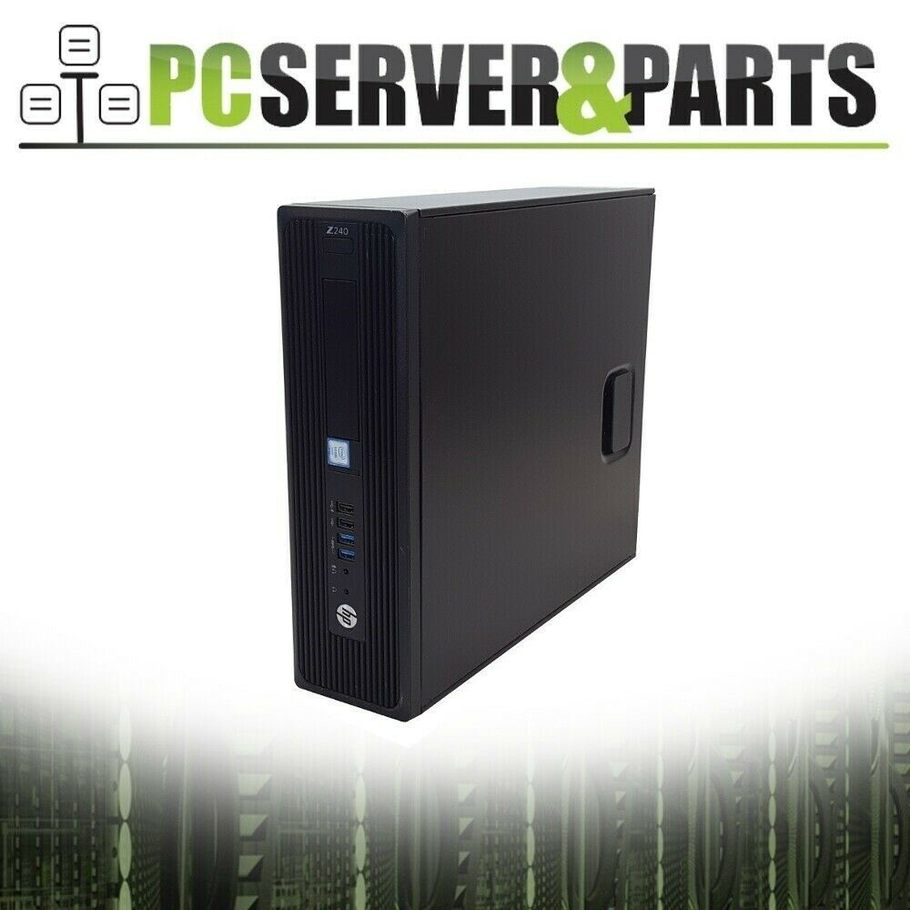 Desktop HP Z240 Usato, Intel Core I5-6600 3.60 GHz, 8 GB RAM, 1 TB HDD, Senza Sistema Operativo, Tower Nera