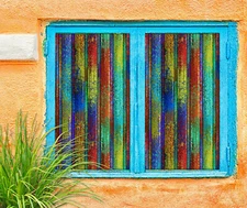 3D Color Texture ZHUA593 Window Film Print Sticker Cling Stained Glass UV