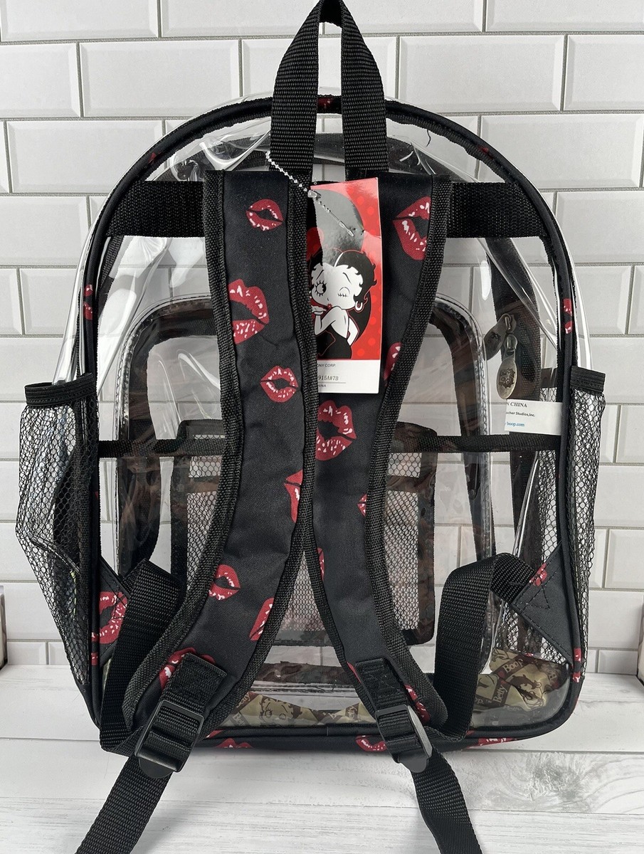 Betty Boop Women Clear Backpack PVC Perfect For Every Day  display picture 2