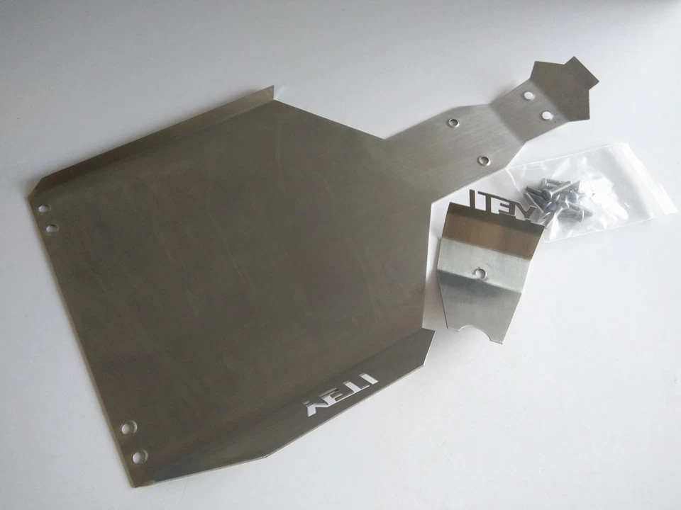 Steel Chassis Armor Guard Axle Protect Skid Plate Axial YETI 90050 90025 90026 - Image 2 of 4