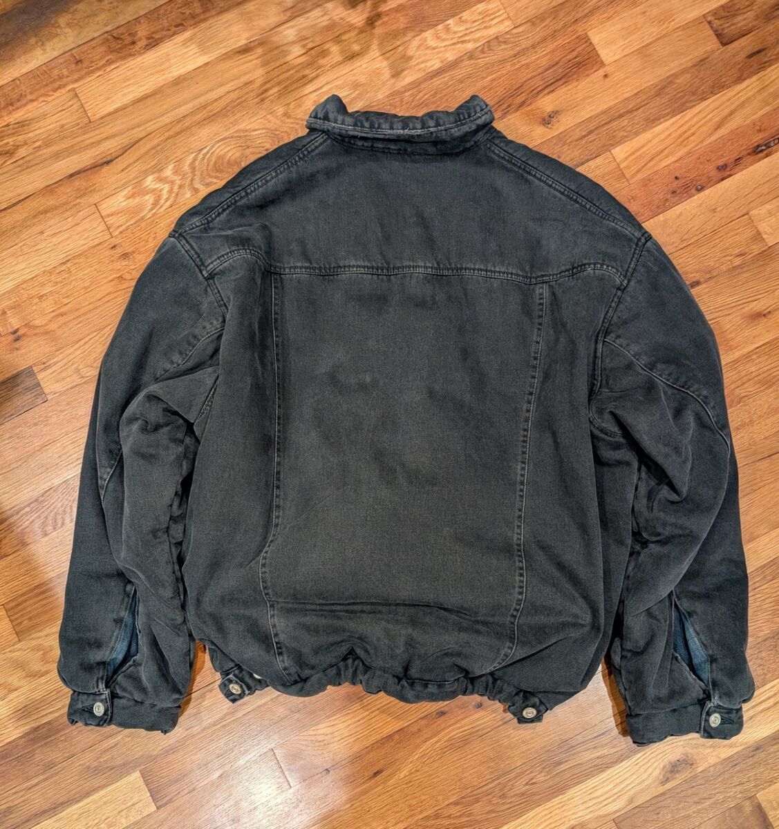 Size 44 - BALENCIAGA Padded Japanese Puffer Denim Jacket Size 44 - BALENCIAGA Padded Japanese Puffer Denim Jacket