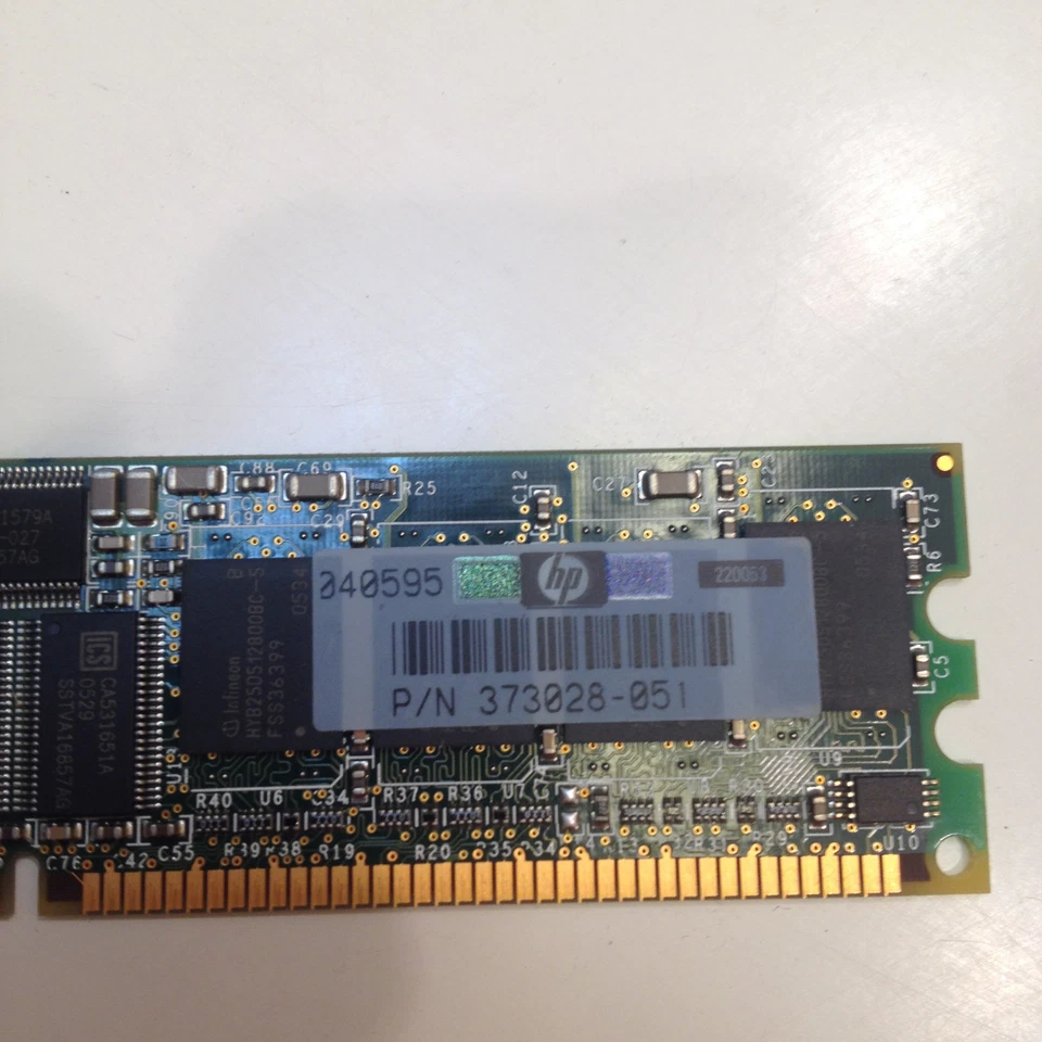 HP 373028-051 Smart Modular 512MB DDR400 ECC REG Server Memory - Image 3 of 3