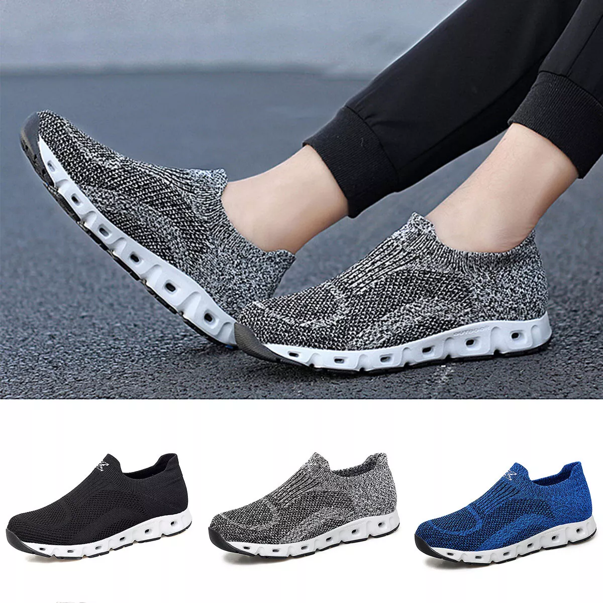Mens slip on gym cheap shoes