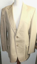 American Craftsman Mens Jacket Large Western Two Button Pockets Tail USA