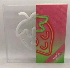 Strawberry 7"x7" LED Neon Light in Clear Box USB Powered - Urban Lifestyle - NWT