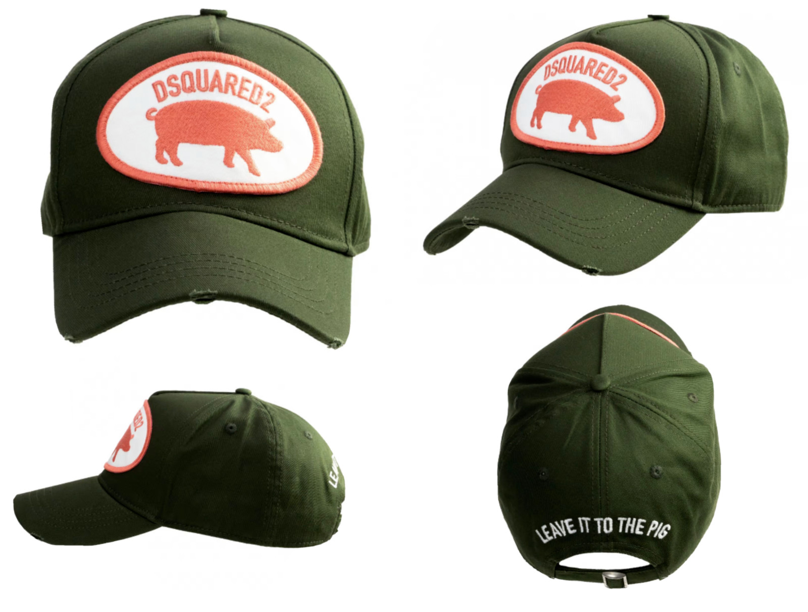 Dsquared2 Leave It to Pig Cap Icon Baseball Cap Hat
