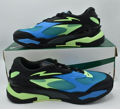 Size 10 - Puma RS-Fast LS Black Ocean Dive for sale online 