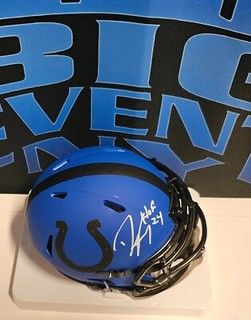 Dwight Freeney “HOF24” Signed Autographed Colts HOF RAV Mini Helmet PSA COA
