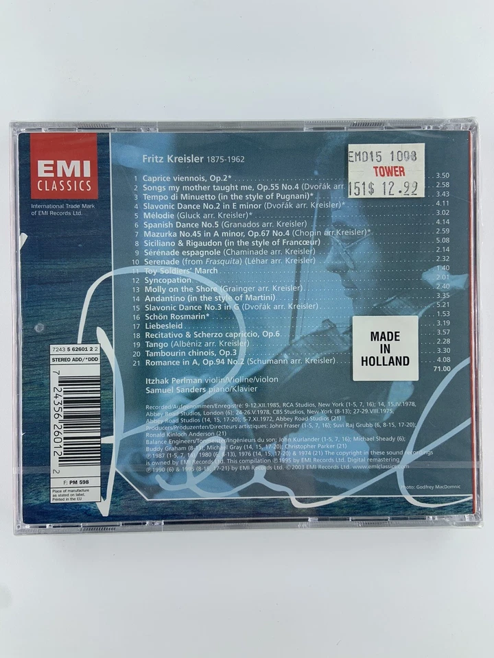 The Kreisler Album (CD) EMI Classics) - Image 2 of 4