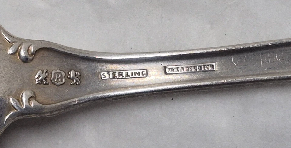 Camiseta Reed & Barton 1912 Ayuntamiento Nueva Jersey 25 aniversario Cuchara de plata de ley, 30 g Foto 4 de 4