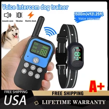 Dog Training Collar 4900FT Remote Rechargeable Shock Waterproof Trainer 1/2/3/4X