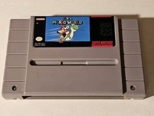 SUPER MARIO WORLD- Super Nintendo 1991 Pre-owned TESTED