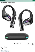 True Bone Conduction Headphones, Perfect for Night Running and Cycling, Auror...