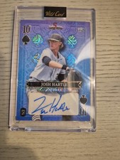 2024 Wild Card 5 Card Draw Stacked Deck Signed Auto Josh Hartle 1/2 10 Of Spades