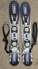 Alpina Extreme Fun XF Snow Blades Blue Short Mini Trick Freestyle Skis 77 cm
