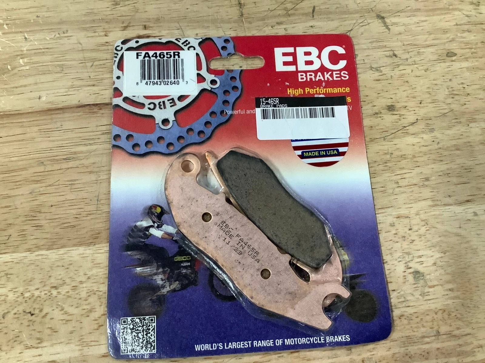 EBC Front Brake Pads 2013-2023 HONDA CRF250L CRF300L - FA465R