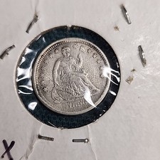 1856 seated liberty half dime