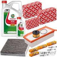 Febi INSPEKTIONSPAKET+5W30 Passend FüR 0.9+1.2Tce Renault Clio 4 Captur 1 Duster