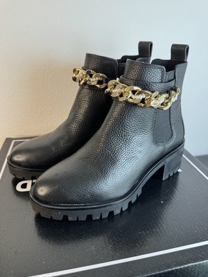 Karl Lagerfeld Paris Women's Lug Bottom Pierson Mid Shaft Boot US 5 M EU 35