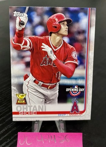 New Listing2019 TOPPS OPENING DAY #100 SHOHEI OHTANI ROOKIE GOLD CUP CARD         FREE SHIP