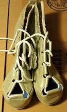 Fay's Silver Irish Dance Soft Shoes Pumps Irish Size 7, US Size 9 Women's