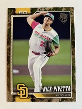 Nick Pivetta #9 Camo Border 25/25 San Diego Padres 2026 Topps Series 1