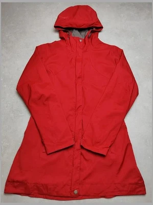 Coupe-vent long columbia rouge - taille S Femme - Photo 1/4