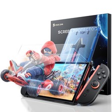 2 Pack for Nintendo Switch 2 Screen Protector 7.9 2025, 30s Installation, 9H ...