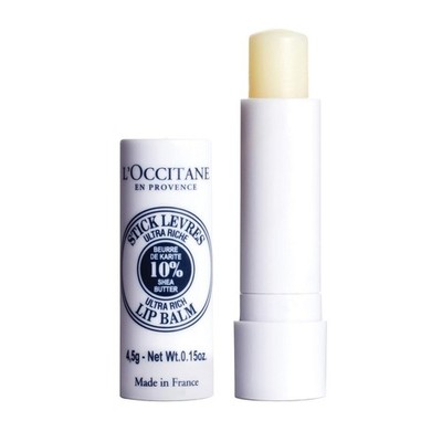 L'OCCITANE Ultra-Rich 10% Shea Butter Nourishing Lip Balm Stick: Moisturize Dry