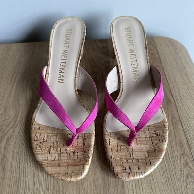 STUART WEITZMAN Women's Sandal Heels Size 8 Pink