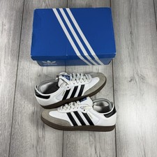 Adidas Original Samba OG White Trainers Shoes (B75806)- Size 6 UK