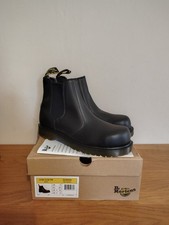Dr Martens Industrial 2228 Chelsea Safety Steel Toe Boots Leather PPE 9 BNIB