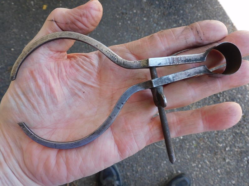 VINTAGE HESSEN & RUCH SPRING CALIBERS OUTSIDE 6 INCH TOOL