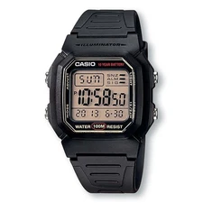 CASIO W800HG-9AV Standard Digital Watch, Gold LCD