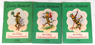 3 x Lurchis Abenteuer Salamander Werbehefte Teil 1 - 3 von 1954/56 - Bild 1 von 3