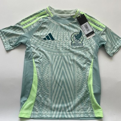 Youth Adidas Mexico Visit Linen Green Color Shirt