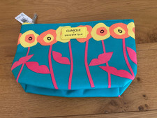 Clinique Make Up Bag Bright  - Nice Size - 25cm x 16cm - NEW With Tags