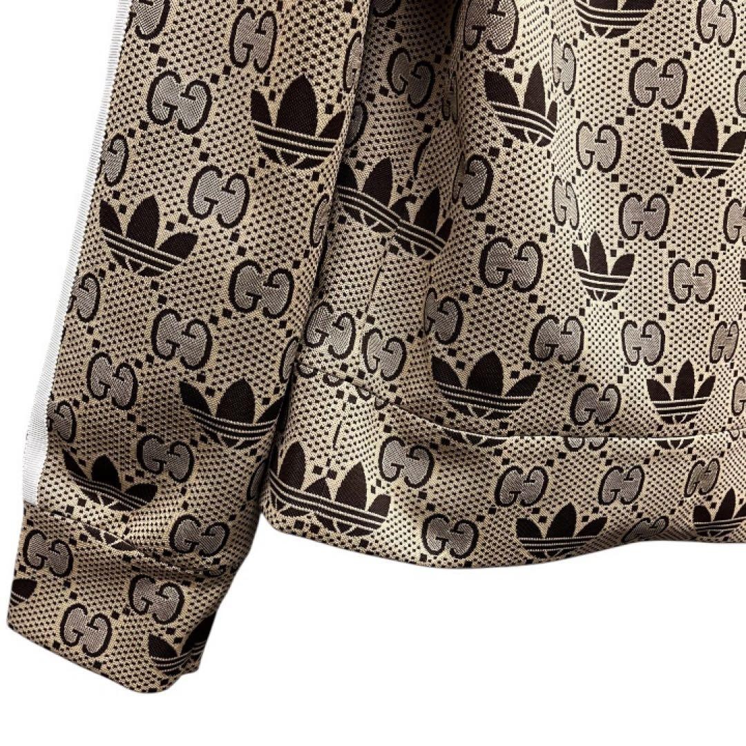 Gucci x adidas GG Trefoil Track Jacket Brown XS 23SS Monogram