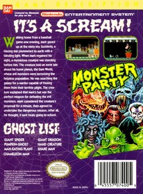 Monster Party - NES [Cartridge Only]