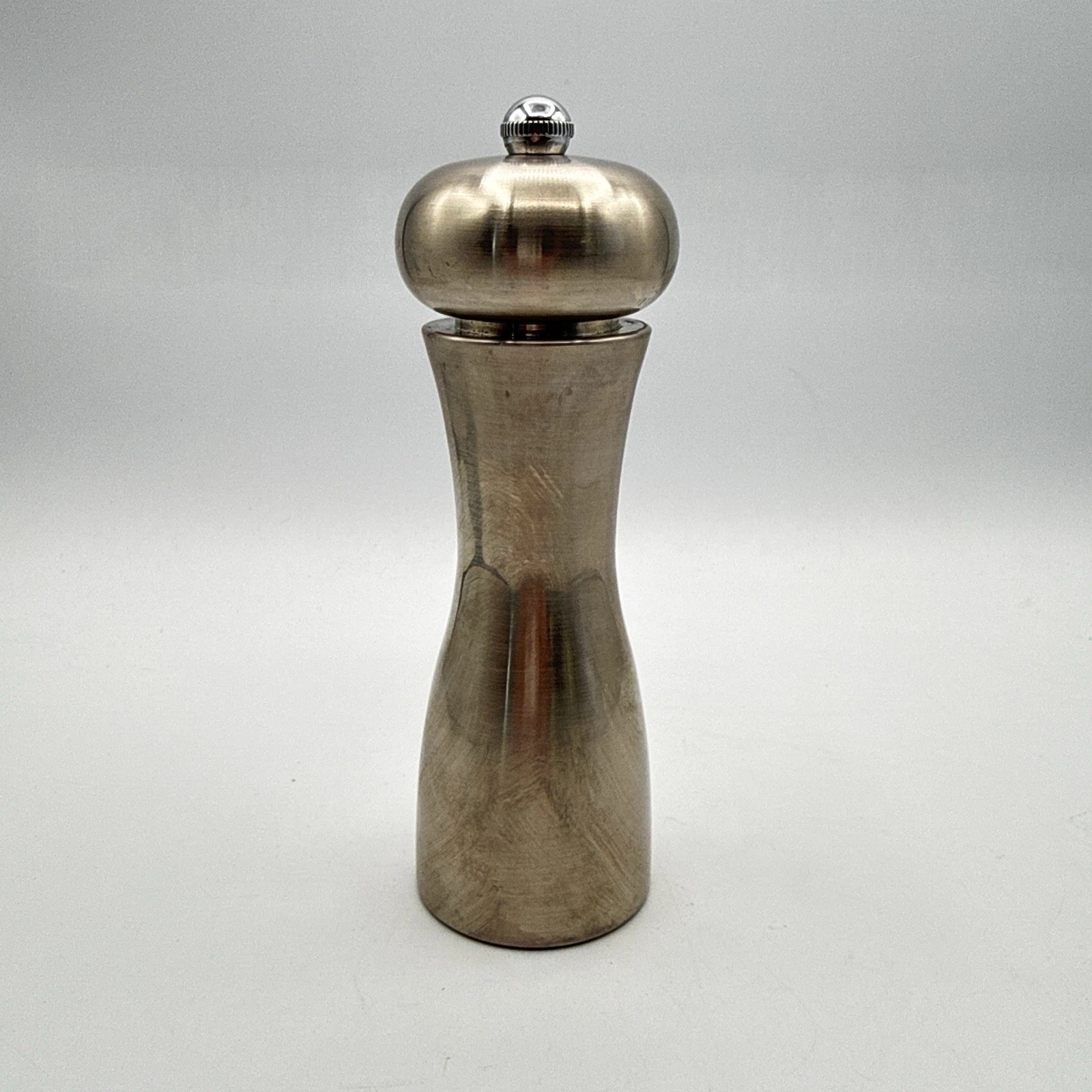 Trudeau Pepper Mill Grinder Stainless Steel Ceramic 7.25in
