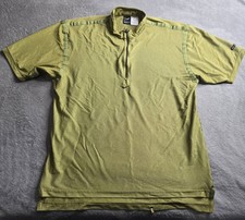 Vintage Nike Andre Agassi Challenge Court Tennis 1/4 Zip Shirt Mens Large Green