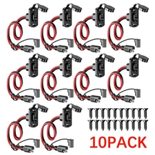 10PC SAE Quick Connector Harness 1FT 12AWG SAE Adapter Male Plug to Female Cable