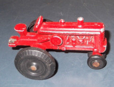 VINTAGE SILK TOY METAL TRACTOR MADE IN USA IOWA