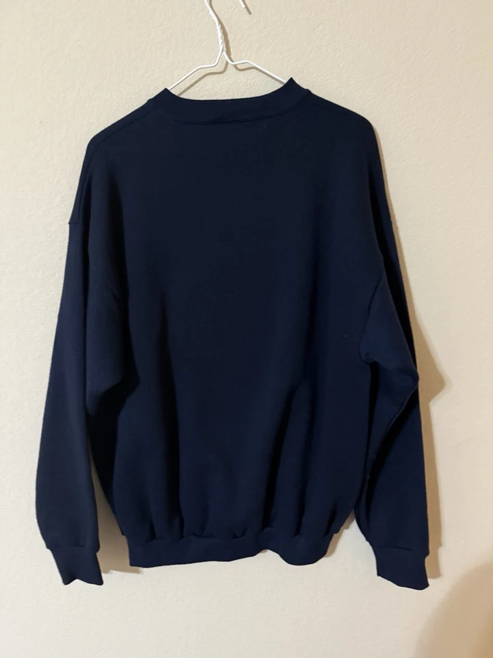 Vintage Kansas Jayhawks Vintage Logo 7 Sweater Crewneck Large Made in USA - Image 3 of 4