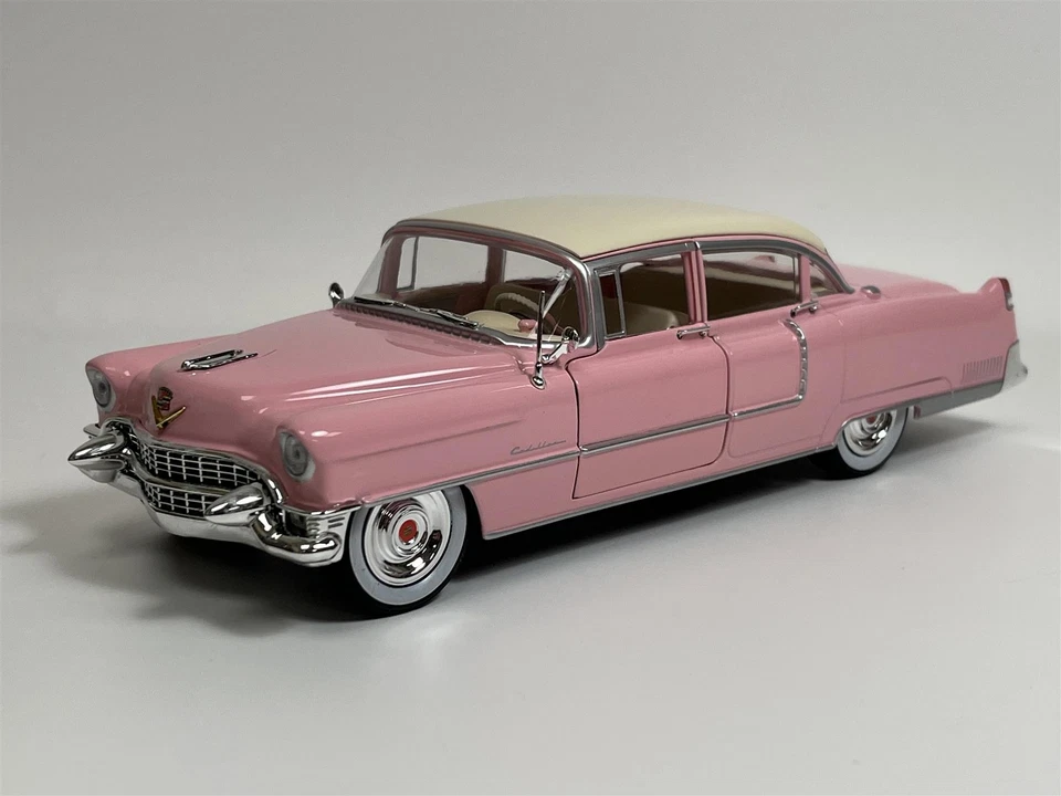 Elvis Presley Cadillac Rosa Fleetwood Serie 60 1955 Escala 1:24 Greenlight 84098 - Imagen 2 de 4