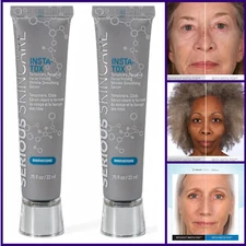 Serious Skincare INSTA-TOX Instant Wrinkle Smoothing Serum  Skin Tightener 2Pack