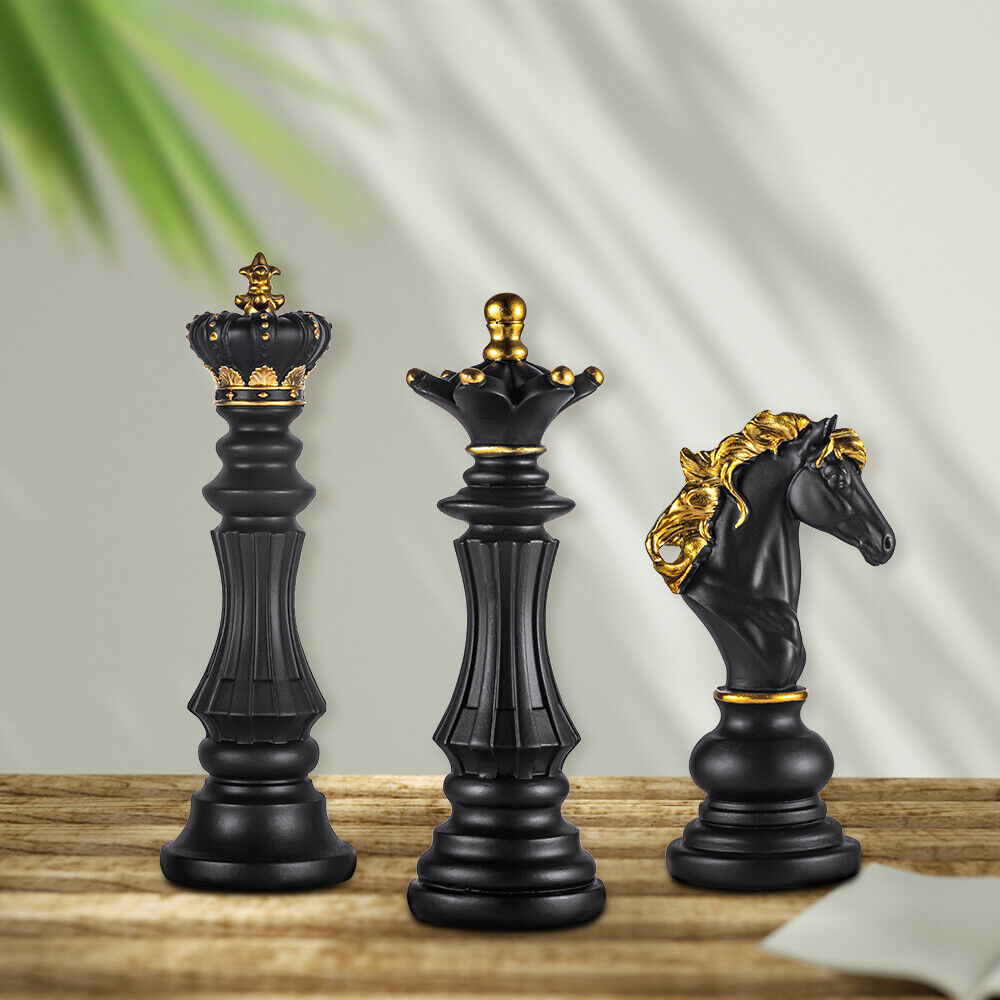 Matching king and queen chess pieces tattooed for