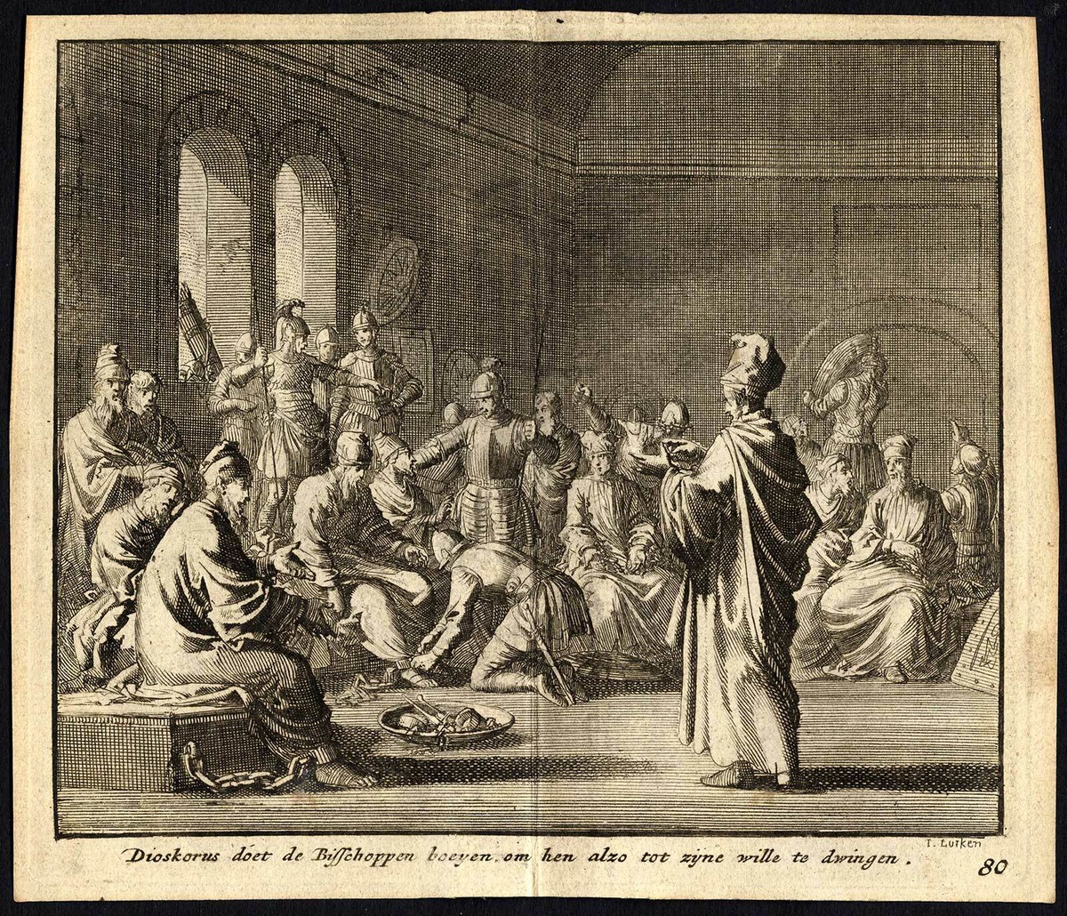 Antique Print-CHAIN-ANKLE-EMPEROR-DIOSCORUS-Pl. 80-Luyken-1740 | eBay