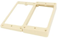 Vintage Size Butyrate M-69 Humbucker Mounting Ring Set - Cream